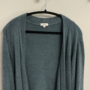 knix Teal Open-Front Cardigan